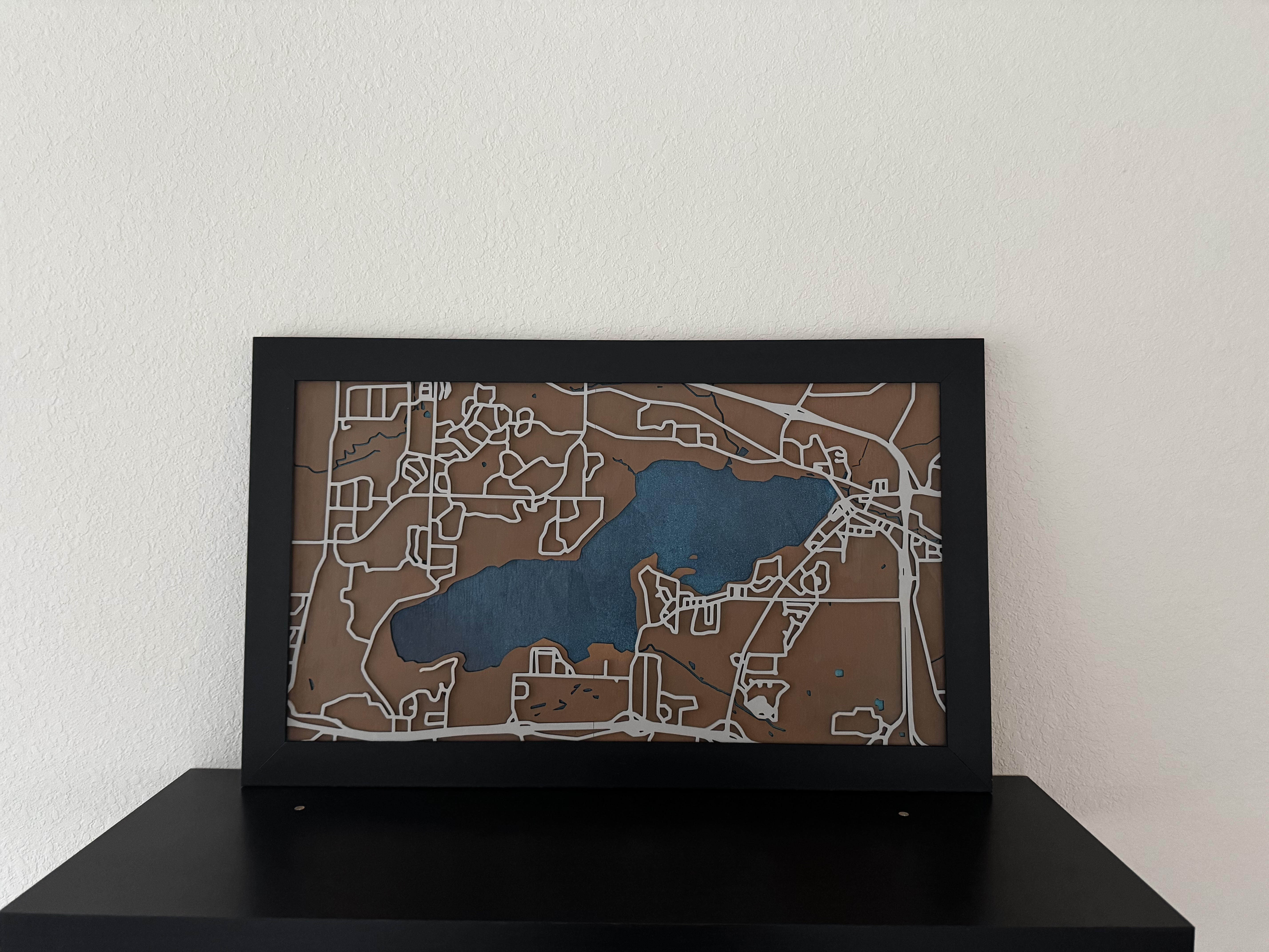 3D Pewaukee Lake - Angle View