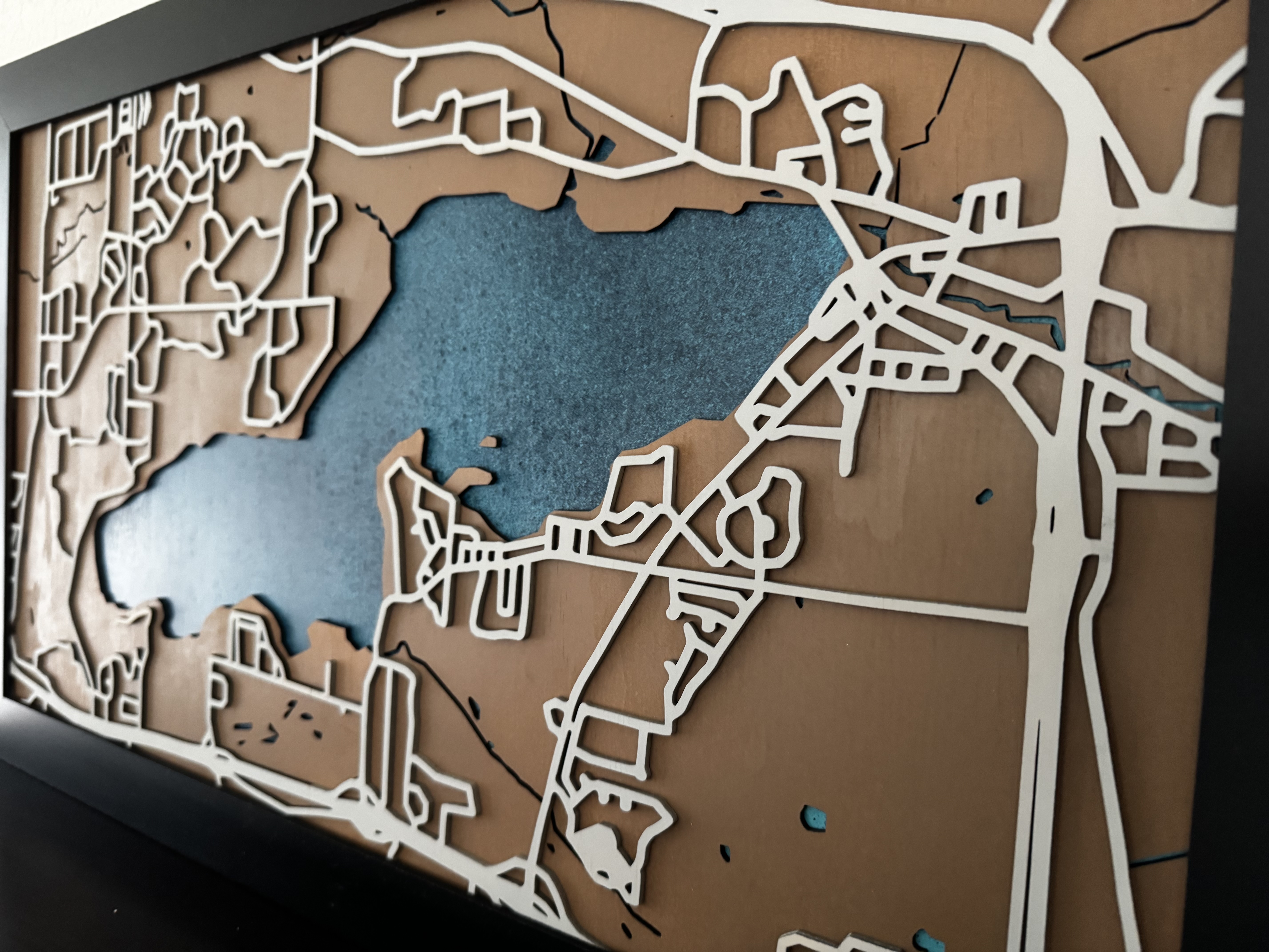 3D Pewaukee Lake - Main View