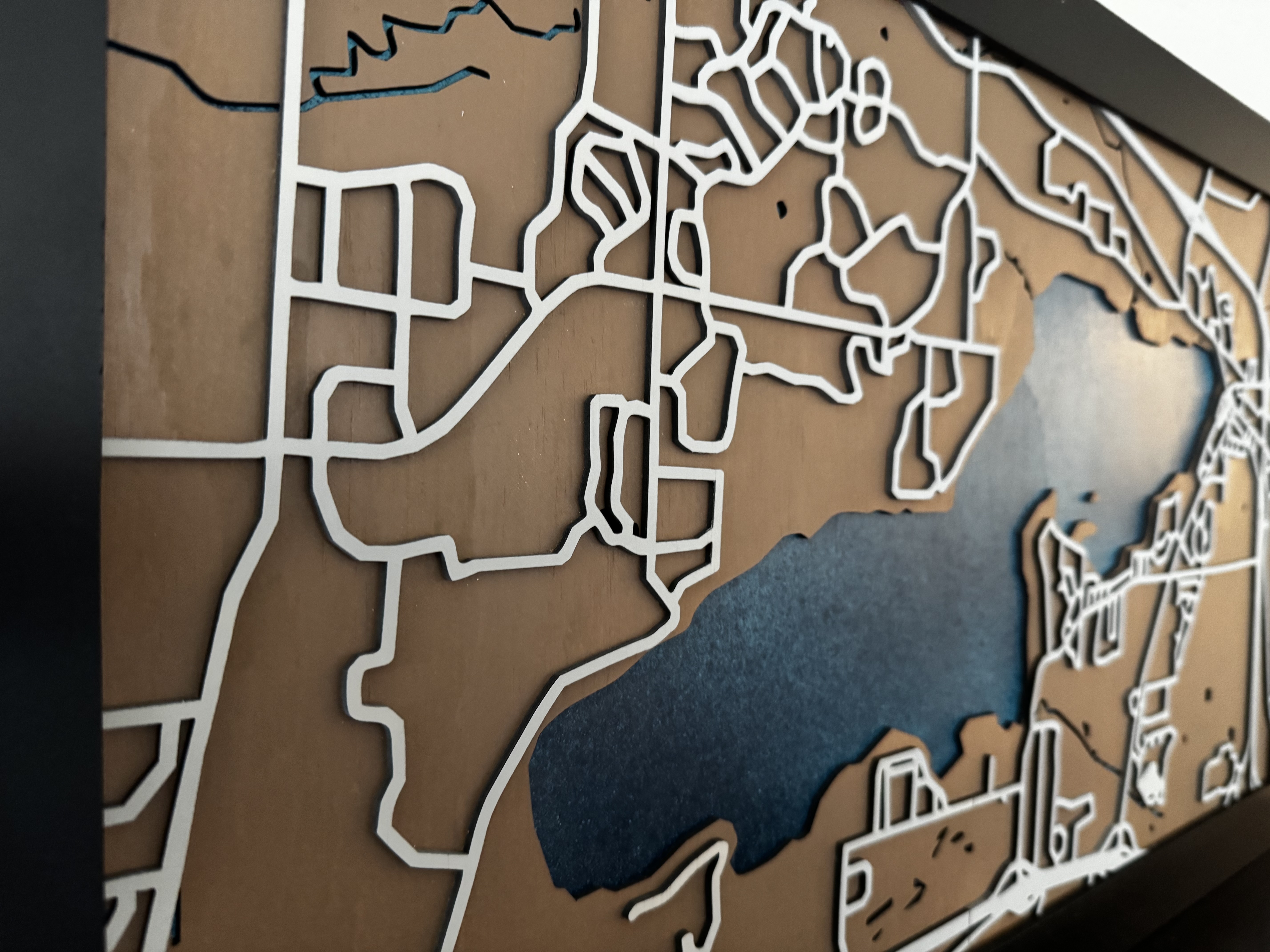 3D Pewaukee Lake - Detail